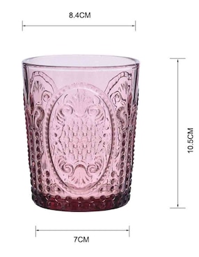 Vaso N Narrative de vidrio