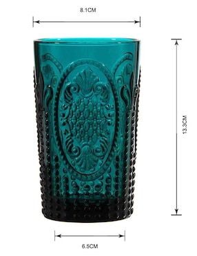 Vaso N Narrative Blublu de vidrio