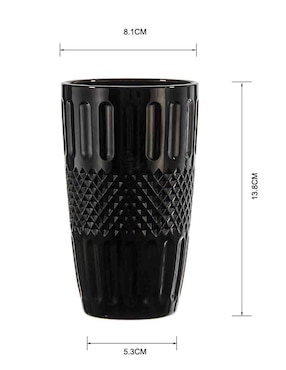 Vaso N Narrative de vidrio