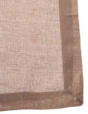 Mantel individual rectangular de lino N Narrative Roma