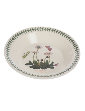 Plato Sopa Portmeirion Botanic Garden De Porcelana