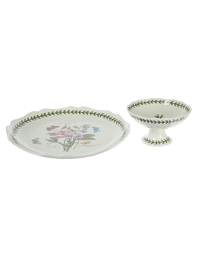 Set botanero Portmeirion Botanic Garden de Porcelana