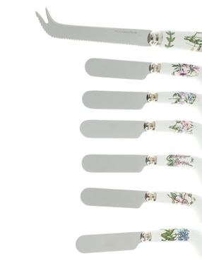 Set de cuchillos para quesos Portmeirion botanic garden 7 piezas