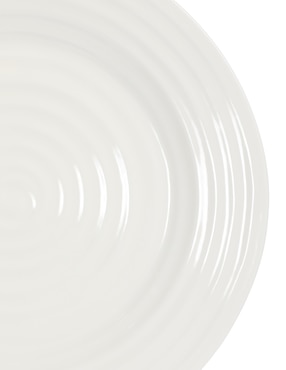 Plato trinche Portmeirion Sophie Conran de porcelana