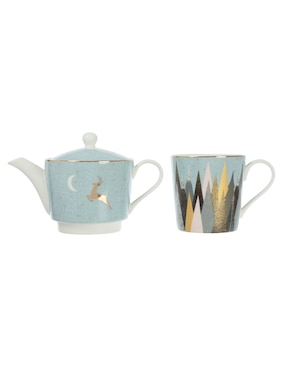 Set De Tazas Navideñas Clásicas London Frosted 2 Piezas