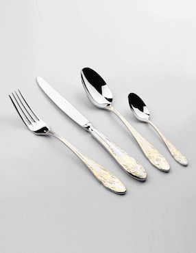 Set cubiertos Köstlich de acero inoxidable 24 piezas