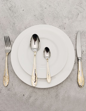 Set cubiertos Köstlich de acero inoxidable 24 piezas