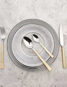 Set cubiertos Köstlich de acero inoxidable 24 piezas