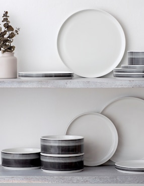 Bowl Noritake Stax Ombre Jet de porcelana