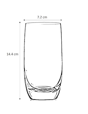 Vaso Doble Pack Köstlich Shanghái Soul de cristal