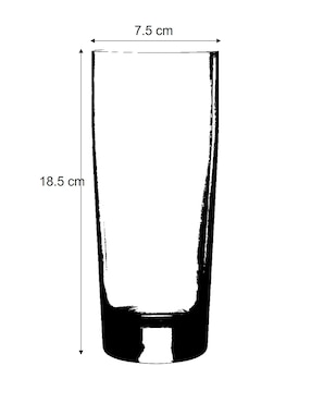 Vaso Doble Pack Köstlich Rims de cristal