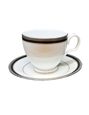 Vajilla Noritake Austin Platinum de porcelana para 12 personas