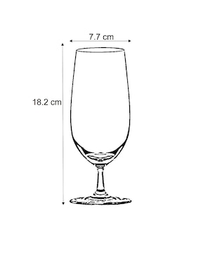 Copa para cerveza Köstlich Shanghái Soul de cristal