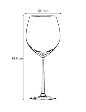 Copa para vino Köstlich Shanghai Soul de cristal