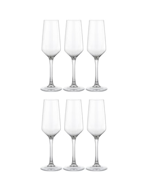 Set de copas para champán Vicrila de cristal
