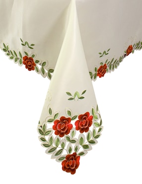 Mantel cuadrado de poliéster Home Elegance Angelina