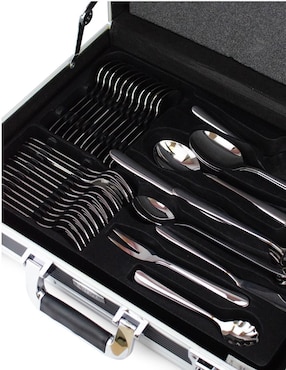 Set cubiertos Köstlich Krïeger de acero inoxidable 75 piezas