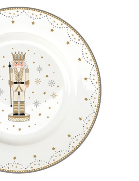 Vajilla N Narrative royal nutcracker de porcelana para 4 personas