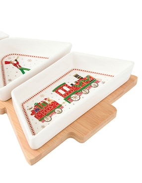 Set botanero N Narrative Polar Express de Porcelana