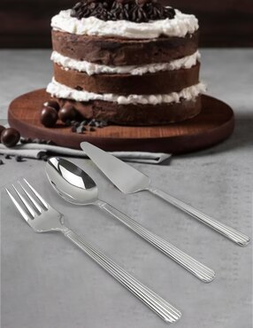 Set para pastel Alzasi de acero inoxidable 3 piezas