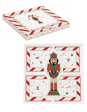 Charola multiusos N Narrative Nutcracker Twist de porcelana