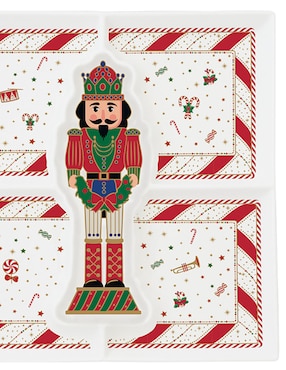 Charola multiusos N Narrative Nutcracker Twist de porcelana