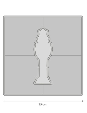 Charola multiusos N Narrative Nutcracker Twist de porcelana