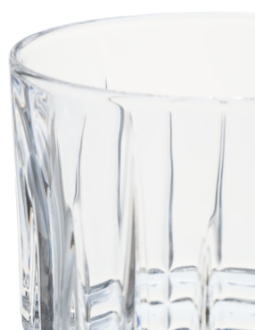 Set vaso Doble Pack Bohemia Pinna de cristal con 6 piezas