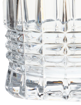 Set vaso Doble Pack Bohemia Pinna de cristal con 6 piezas