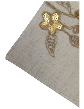 Mantel individual rectangular de lino Blanme Japones
