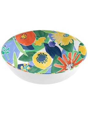 Bowl Tar Hong Floral "de" Melamina 1 Pieza