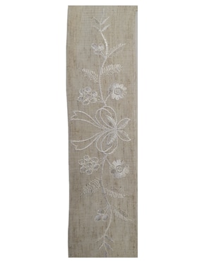 Mantel individual rectangular de lino Blanme Rustico