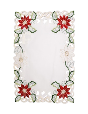 Mantel Individual Navideño Rectangular Home Elegance