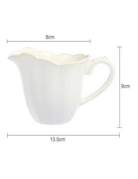 Cremera N Narrative England de porcelana