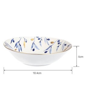 Plato sopa N Narrative Premium de porcelana