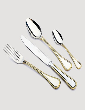 Set cubiertos Köstlich Charlotte de acero inoxidable 24 piezas