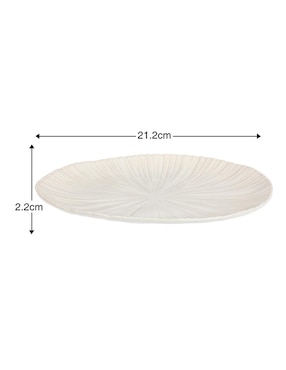 Plato ensalada N Narrative Fig Collection de porcelana