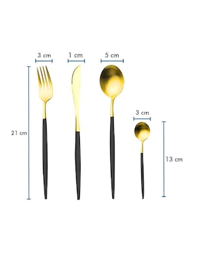 Set cubiertos Wünd de acero inoxidable 24 piezas