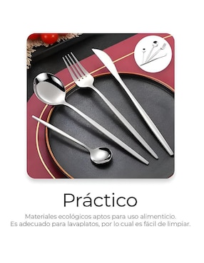 Set cubiertos Wünd de acero inoxidable 24 piezas