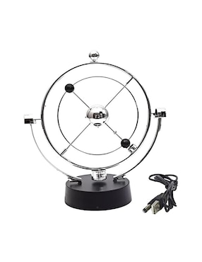 Figura decorativa circular Wünd de metal