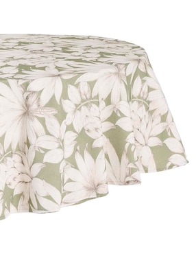 Mantel redondo de algodón Bowtique Alegra