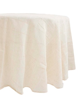 Mantel redondo de algodón Bowtique Maracay