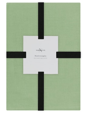 Mantel rectangular de algodón N Narrative Elegant