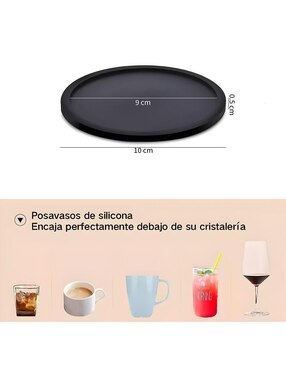 Set portavasos Wünd de silicón 6 piezas