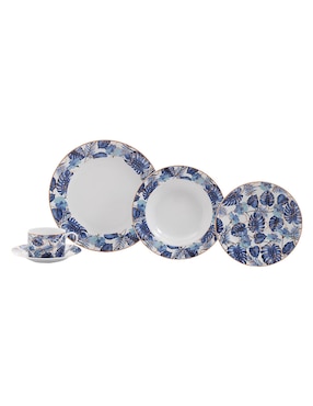 Vajilla N Narrative caraban de porcelana para 4 personas