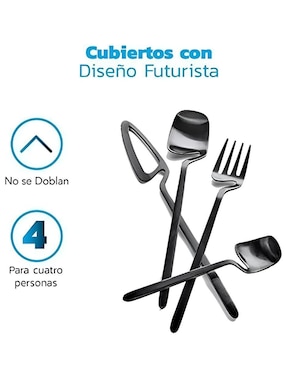 Set cubiertos Wünd de acero inoxidable 24 piezas