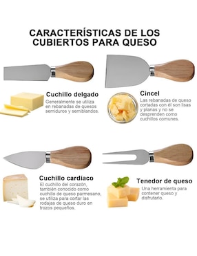 Set tabla para queso Wünd