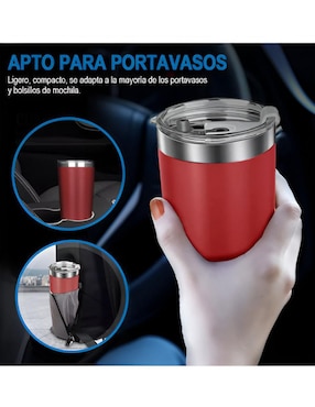Vaso con tapa y popote Wünd