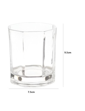 Set vasos Wünd de vidrio con 6 piezas