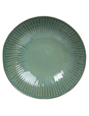 Plato sopa N Narrative Gallery Green de porcelana
